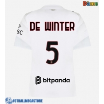 Fotballdrakt Dame AC Milan Koni De Winter #5 Bortedrakt 2026-27 Kortermet